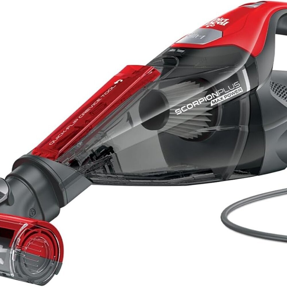 Scorpion Plus Handheld Vacuum Cleaner, Powerful Suction, Lightweight, Includes P